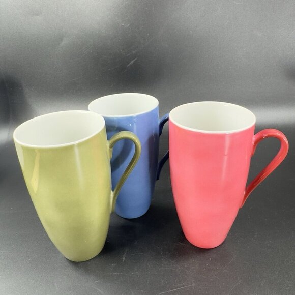 Seyei Fine China Porcelain Small Cups Mugs With Handles Set 3 Made In Japan VTG - Picture 11 of 12